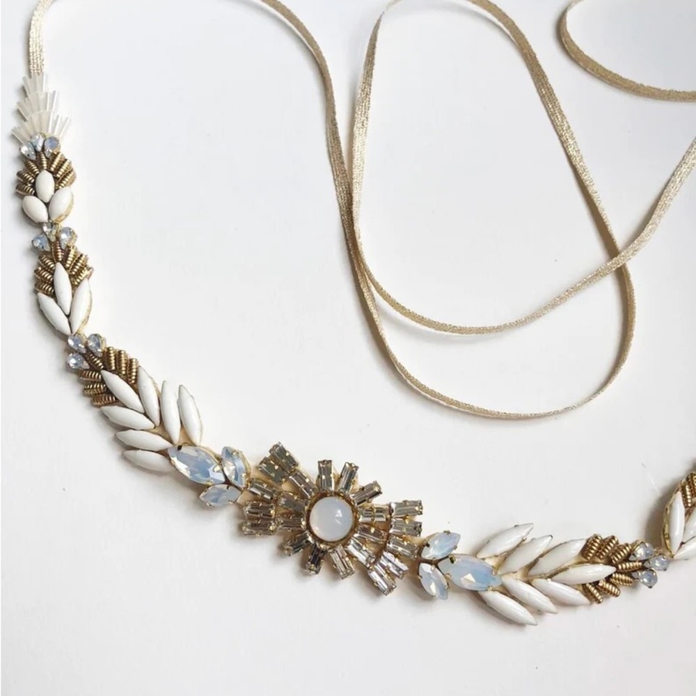 Crystal Bridal Sash or Headpiece